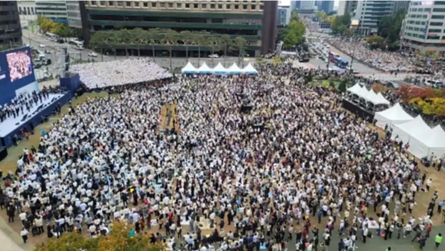 210 万韩国基督徒参加联合礼拜，忏悔并抵制 LGBT 意识形态